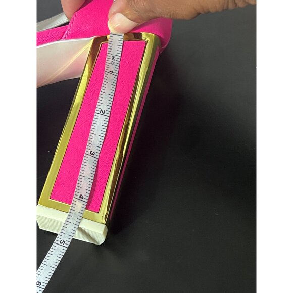 KAT MACONIE Missy Heels Platform Ankle Strap in Fuchsia size US 8 - Picture 10 of 13